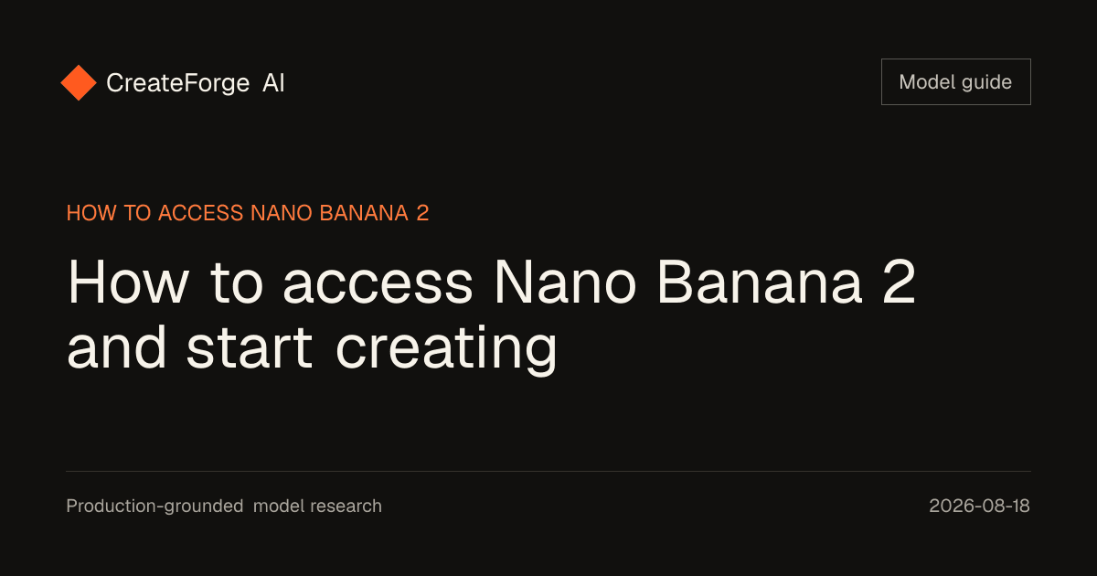 How to access Nano Banana 2 and start creating editorial cover
