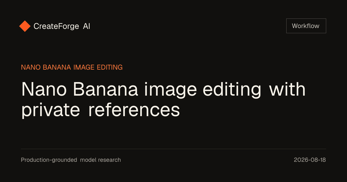 Nano Banana image editing with private references editorial cover